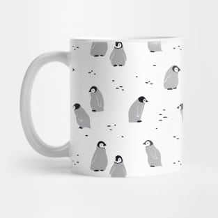 Baby Emperor penguin Chicks Pattern Mug